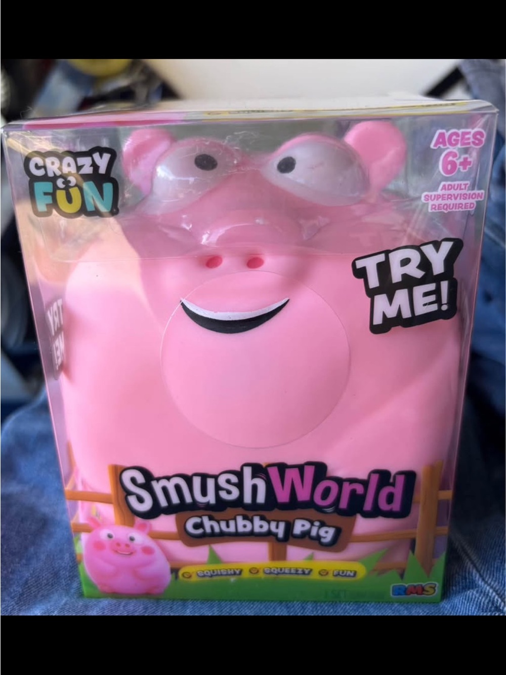 SmushWorld Chubby Pig - Pink